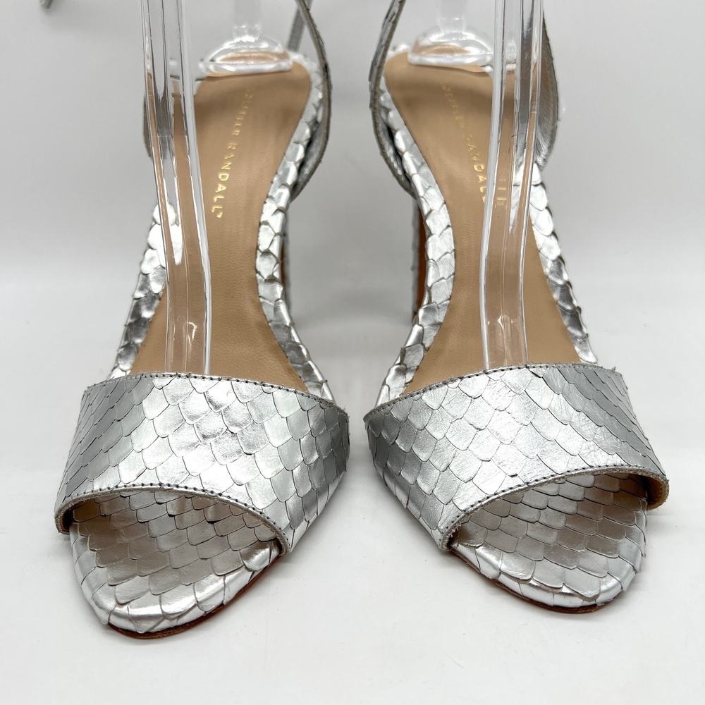 Loeffler Randall Ellie Python Embossed Heels Wome… - image 4
